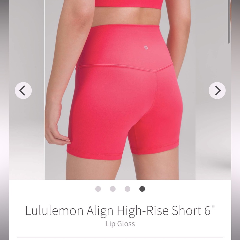 Lululemon Align High Rise 6in Short